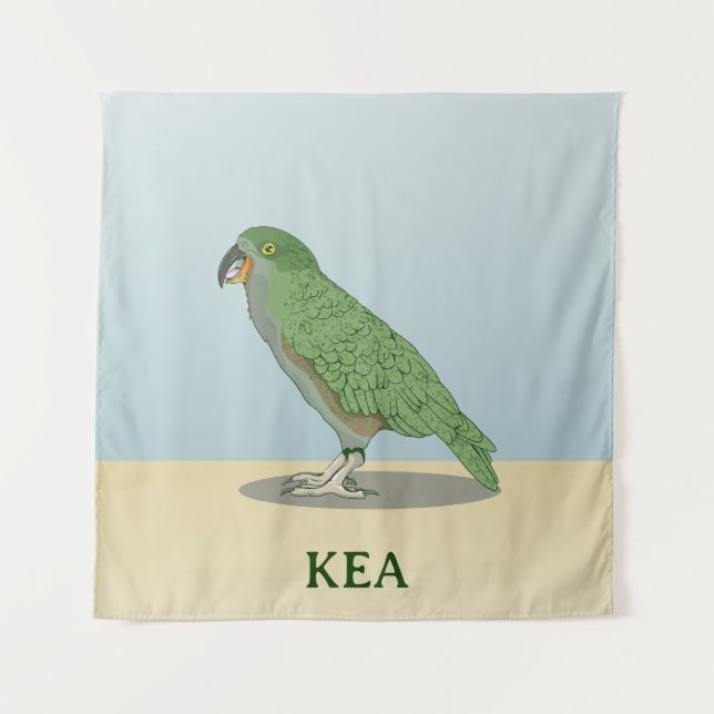 Tapete De Parede Kea Nova Zelândia Bird (Frente)