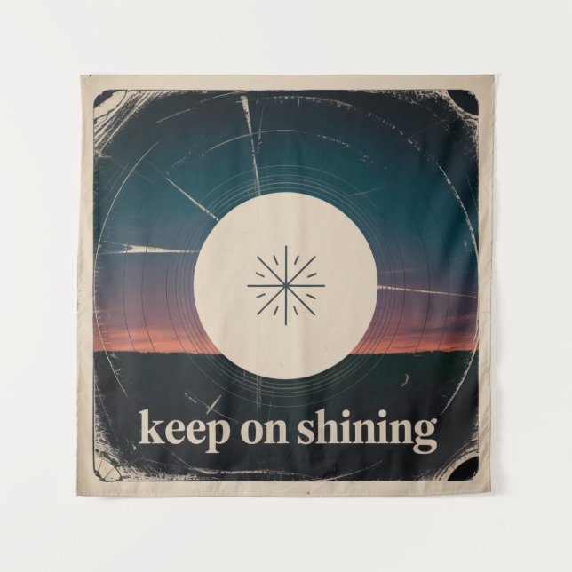 Tapete De Parede Keep On Shining (Frente)