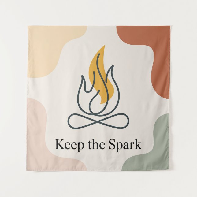 Tapete De Parede Keep The Spark (Frente)