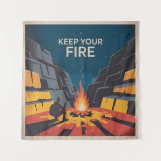 Tapete De Parede Keep Your Fire