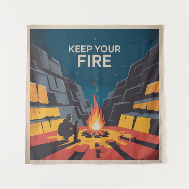 Tapete De Parede Keep Your Fire (Frente)