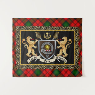 Tapete De Parede Kerr Clan Crachá & Motto com Leões