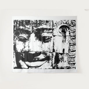 Tapete De Parede Khmer Stone Face ... Bayon Temple, Camboja