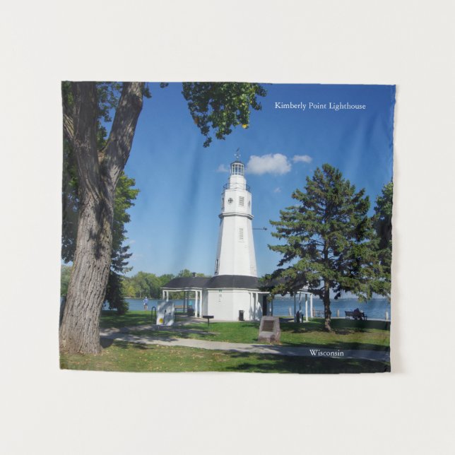 Tapete De Parede Kimberly Point Lighthouse tapestry (Frente (Horizontal))