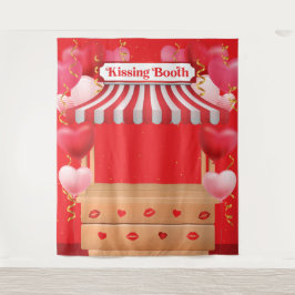 Tapete De Parede Kissing Booth Valentine Day Love Backdrop