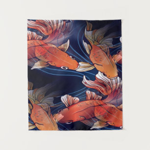 Tapete De Parede Koi Fish Japonês
