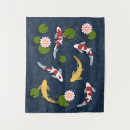 Tapete De Parede Koi Fish Pond Japonês