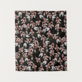 Tapete De Parede Koi Pond Fish Trabalho de arte