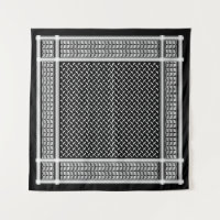 Kufiya Palestiniano | Keffiyeh preto