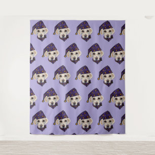 Tapete De Parede Labrador branco