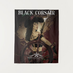 Tapete De Parede Lady Black Corsair