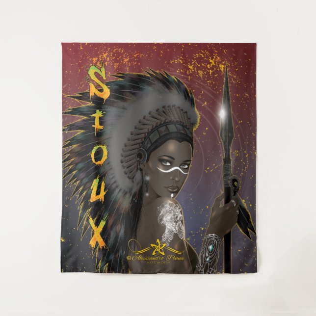 Tapete De Parede Lady Sioux (Frente)