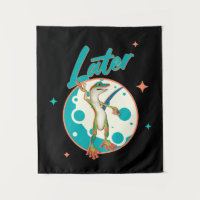 Lagarto Engraçado Humor de Procrastinação Mais Tar