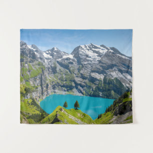 Tapete De Parede Lago alpino Oeschinensee na Suíça