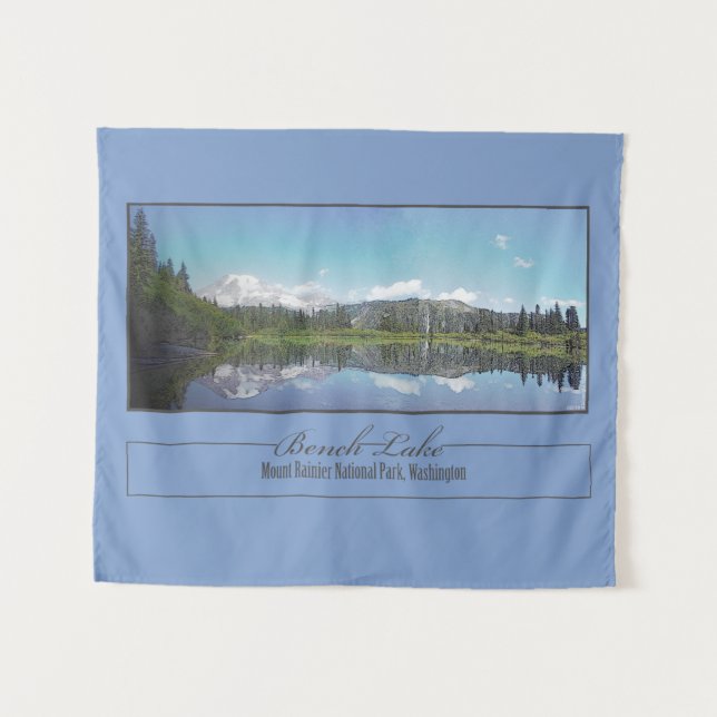 Tapete De Parede Lago Bench (Frente (Horizontal))