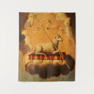 Tapete De Parede Lamb de Deus, Agnus Dei por José Campeche y Jorda