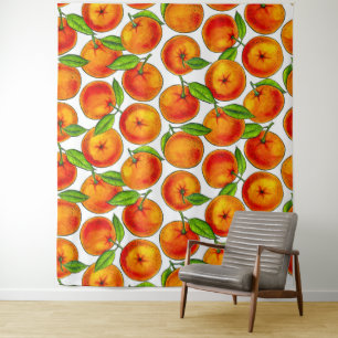 Tapete De Parede Laranjas