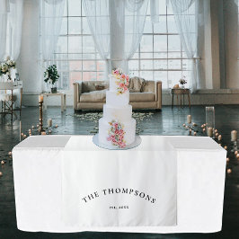 Tapete De Parede  Last Name Sign Wedding Bridal Dinner Runner Sign