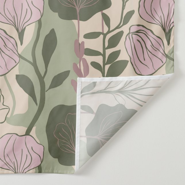 Tapete De Parede lavanda Fern Whimsy (Detalhe)