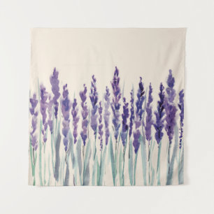 Tapete De Parede Lavanda francesa: Ilustração de Aquarela