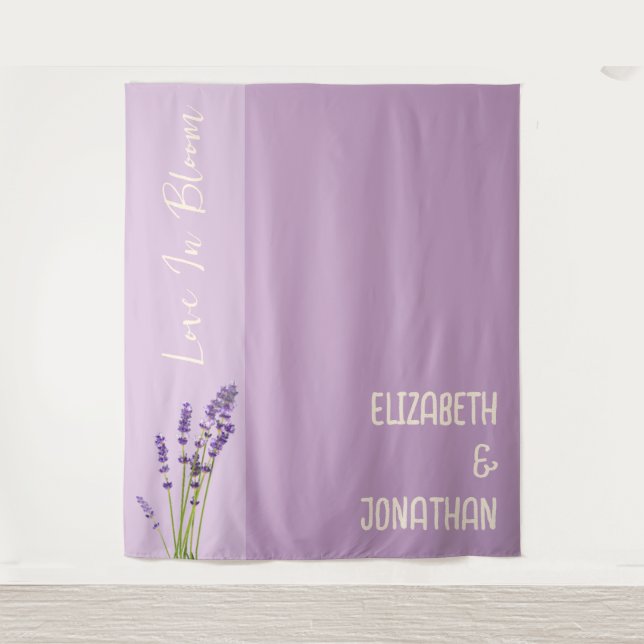 Tapete De Parede Lavanda Love Wedding (Frente)