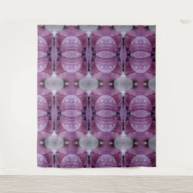 Tapete De Parede Lavenders Ikat 4 (Frente)