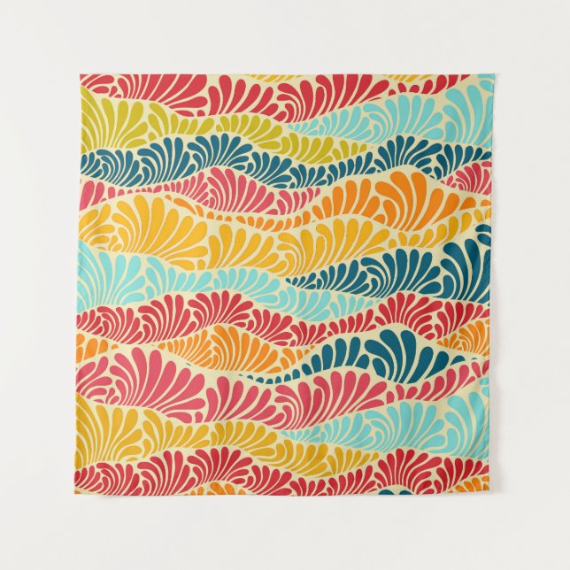 Tapete De Parede Leafy Mosaic (Frente)