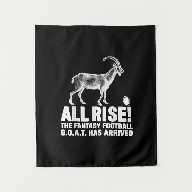 Tapete De Parede League Champion Fantasy Football Goat Gift (Frente)