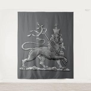 Tapete De Parede Leão de Judá Jah Exército INI Haile Selassie Rasta