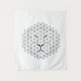 Tapete De Parede Leão Sagrado, B051/BW.