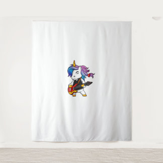 Tapete De Parede Legal rock and roll unicorn com guitarra para rock