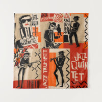 legal safra de poster de jazz com trompete