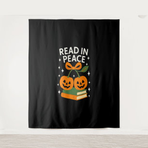 Tapete De Parede Leia em Paz Livro Engraçado de Halloween