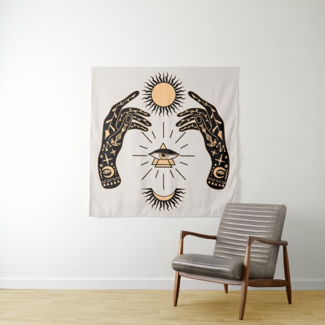 Tapete De Parede Leitor de Palmas Futuro/da Fortune Teller (In Situ)