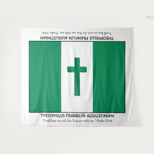Tapete De Parede Lembrança Personalizada BANDEIRA DA NIGÉRIA com