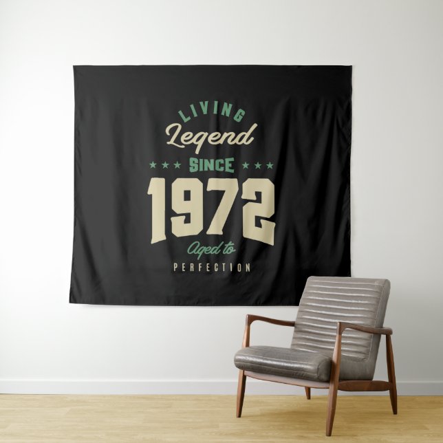 Tapete De Parede Lendas Desde Presente de Aniversário de 1972 (In Situ (Horizontal))