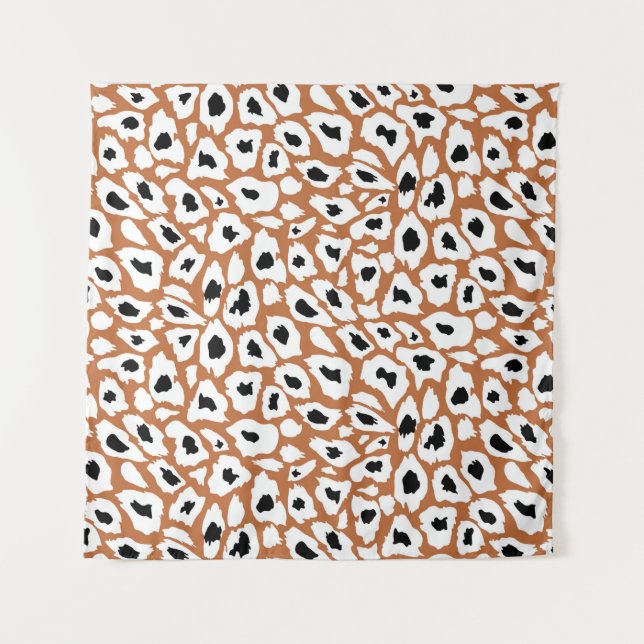 Tapete De Parede Leopard pattern, african animal print design (Frente)