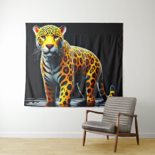 Tapete De Parede Leopardo