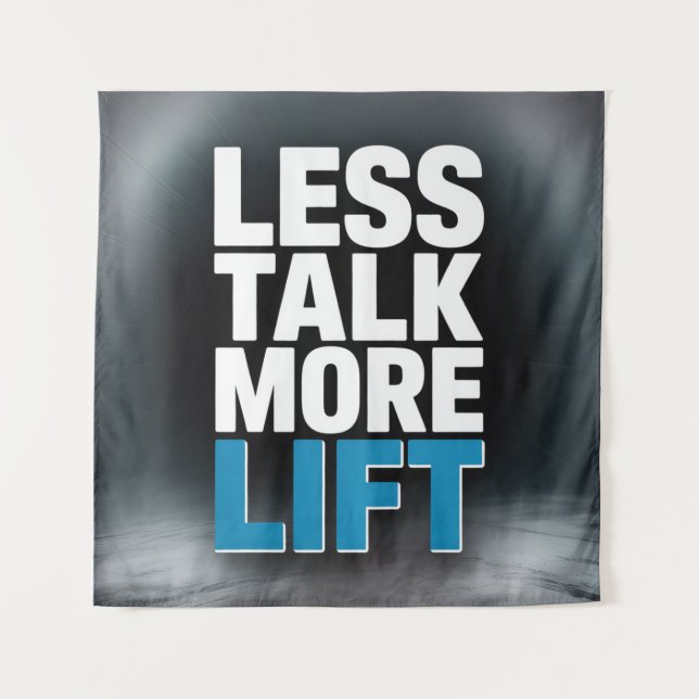 Tapete De Parede Less Talk, More Lift (Frente)