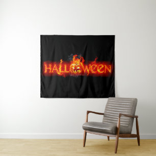 Tapete De Parede Letras ardentes maciças do SlipperyJoe no Hallowee