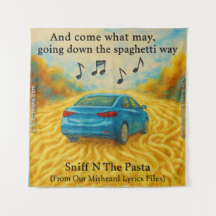 Tapete De Parede Letras Mal Interpretadas à Maneira Spaghetti de Ri