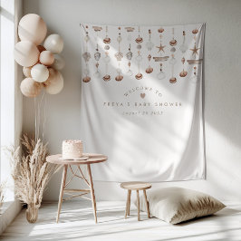 Tapete De Parede Letreiro de Boas-Vindas Praia Boho