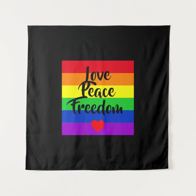 Tapete De Parede #LGBT #love #orgulde #gay #liberdade #parada (Frente)