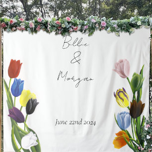Tapete De Parede LGBTQ mais Flores de Tulipas