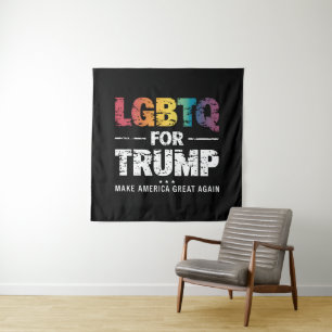 TAPETE DE PAREDE LGBTQ PARA TRUMP GAY LÉSBICA PARA TRUMP 2024 