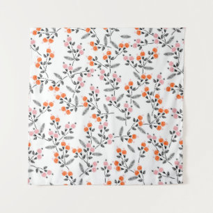 Tapete De Parede Liberty Florals: bordado com títulos à mão