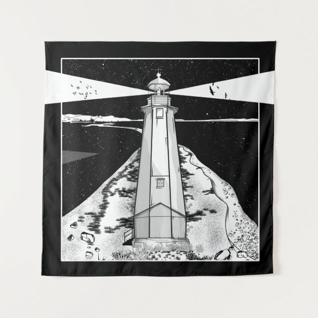 Tapete De Parede Lifhthouse Nelson Nova Zelândia (Frente)