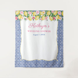 Tapete De Parede Limões de Positano Azulejos Fotografia Fundo de Es