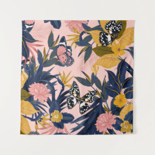 Tapete De Parede Linda e sem descontinuidades do padrão tropical do