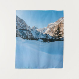 Tapete De Parede Linda paisagem de inverno no vale de Tamar, Eslovê